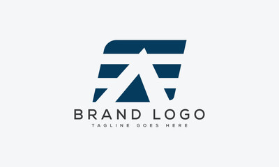 letter EA logo design vector template design for brand