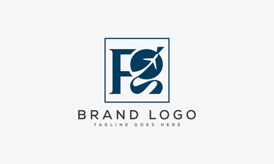 letter FG logo design vector template design for brand