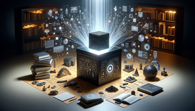 3D Illustration of AI and Machine Learning- Understanding the Black Box