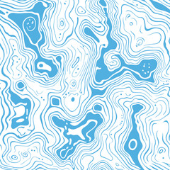 Vector Seamless Watercolor Pattern colorful Design with waves