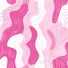 Vector Seamless Watercolor Pattern colorful Design a colorful vintage background with  hand-drawn pink waves abstract paint background
