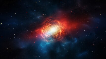 A digital art representation of a hyper zoomed in galaxy