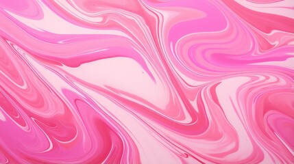 Obraz premium A marbleized pink background with swirling patterns