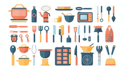 Kitchen utensil icon. Kitchenware spatula sign. 