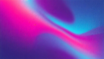 Neon colors flow, grainy texture effect, purple pink blue color gradient background blurred...
