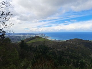 Fototapeta premium Mirador del Fito, Caravia, Asturias, España