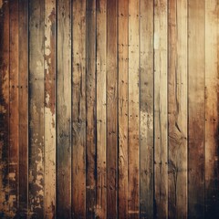 Rustic Vertical Wooden Planks with Peeling Paint
