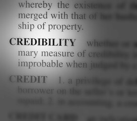 credibility  - obrazy, fototapety, plakaty