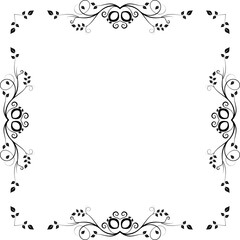 Decorative Vintage Frame Flourish