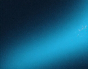 Blue gradient background grainy glowing blue light on dark backdrop noise texture effect banner header design - obrazy, fototapety, plakaty