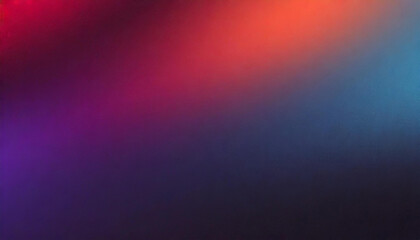 Dark grainy color gradient background purple red orange blue black glowing banner header abstract...