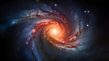 The elegance of a distant galaxy's spiral arms
