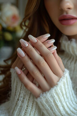 a close up of hands with glitter on them