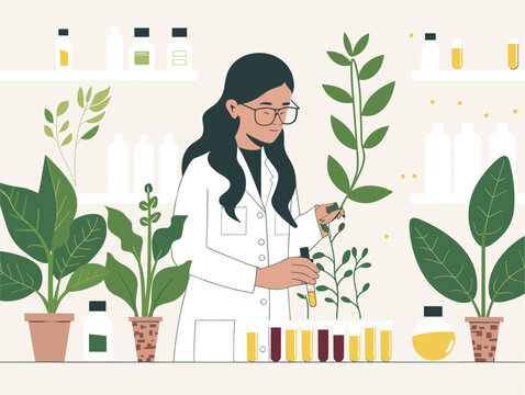 botanist at work