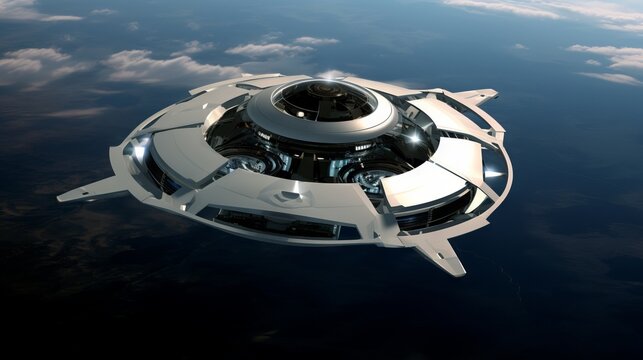 A uap with a rotating, antigravity propulsion system