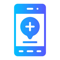 medical app gradient icon