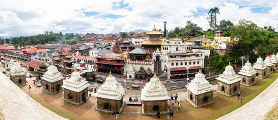  Pashupati is an hindi temple and place of cremations at river bank in kathmandu, nepal - 778137172