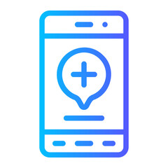 medical app gradient icon
