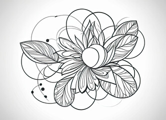 abstract floral background