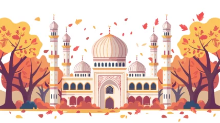 Foto op Canvas Islamic greeting card invitation cover design Ramadan © Aliha