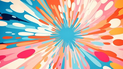 A vibrant and dynamic abstract background filled with an array of colorful circles