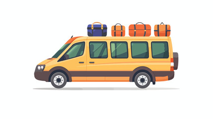 Minibus for transportation of a large number of passe
