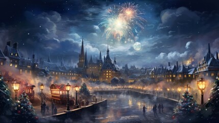 Magical christmas artwork, perfect for inducing festive cheer
