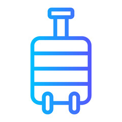 luggage gradient icon