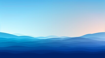 Captivating blue gradient, a visual dance of transitioning colors