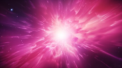 A cosmic supernova pink background with explosive energy