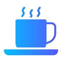 coffee gradient icon