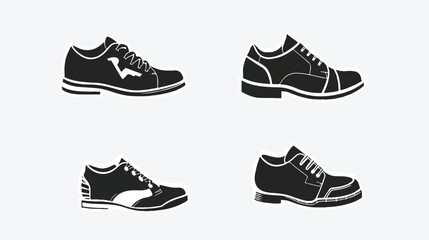 Shoes icon or logo isolated sign symbol vector illustration