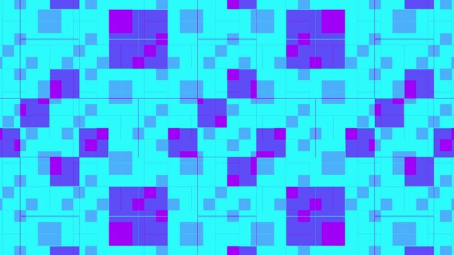 Animated colorful pattern in a seamless loop