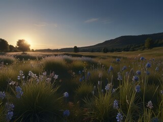 Obraz premium meadow with flowers