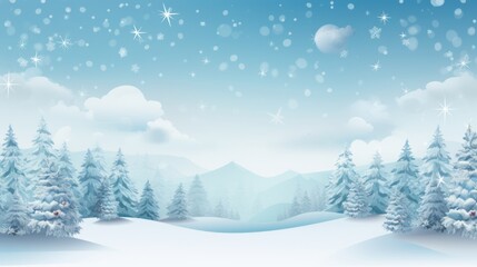 Wishing you a merry christmas with this ornate scene, offering ample copy space