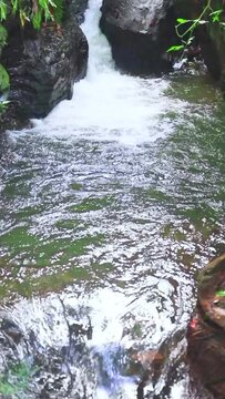 Beautiful small waterfall