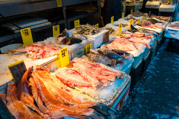 Fresh fish market