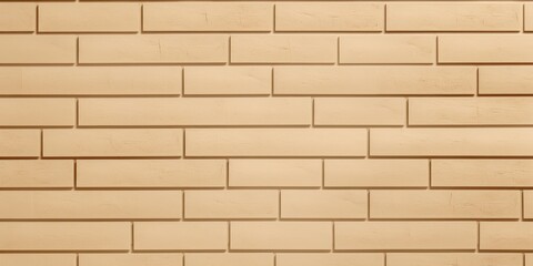 Beige majorelle shiny clean metro brick wall background pattern with copy space for design blank 