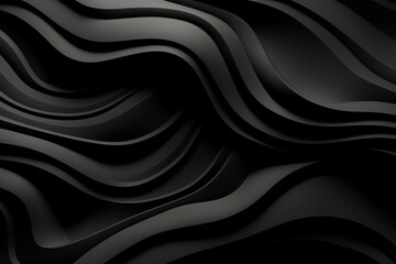 Black abstract dark design majestic beautiful paper texture background 3d art