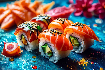 sushi on a plate
Generative AI