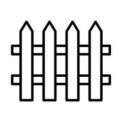 Fence line icon
