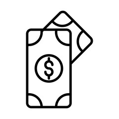 Money line icon