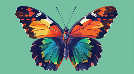Vector Illustration of detailed Brightly colored butt