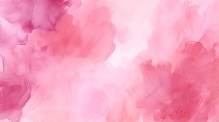 A watercolor pink background with soft brushstrokes