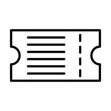 recommend clip art: Ticket line icon