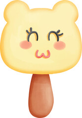 smiley face made of chocolate