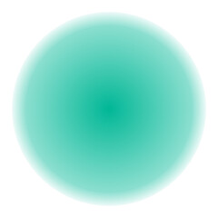 Minimalist pastel blue gradient circle, Round sphere element for decorate your design, Vector illustration
