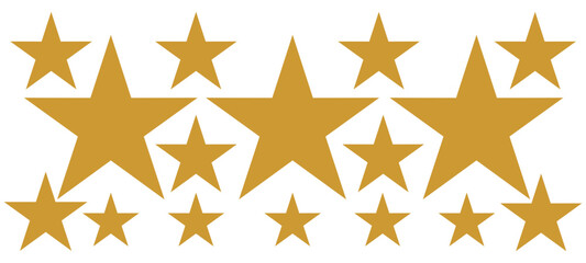 Stars collection. Star vector icons. Golden and Black set of Stars, isolated on transparent background. Star icon. Stars in modern simple flat style. Vector