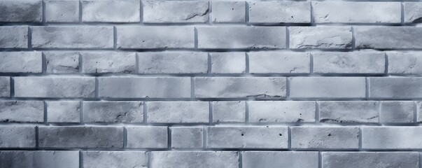 Gray majorelle shiny clean metro brick wall background pattern with copy space for design blank 