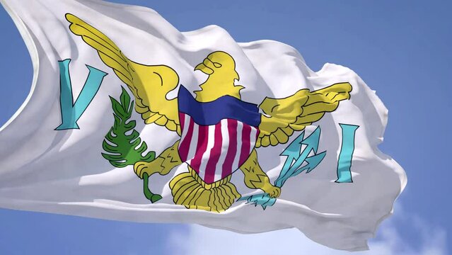  Virgin Islands US Waving FLAG FAST